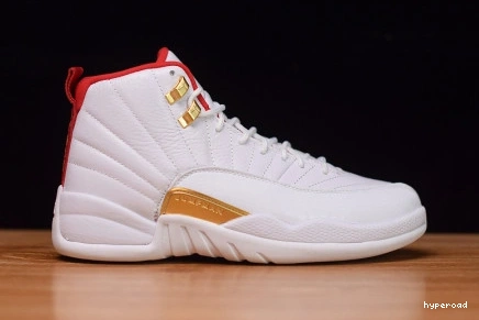 Hyperoad WHITE RED UNIVERSITY JORDAN 12 AIR FIBA 0719